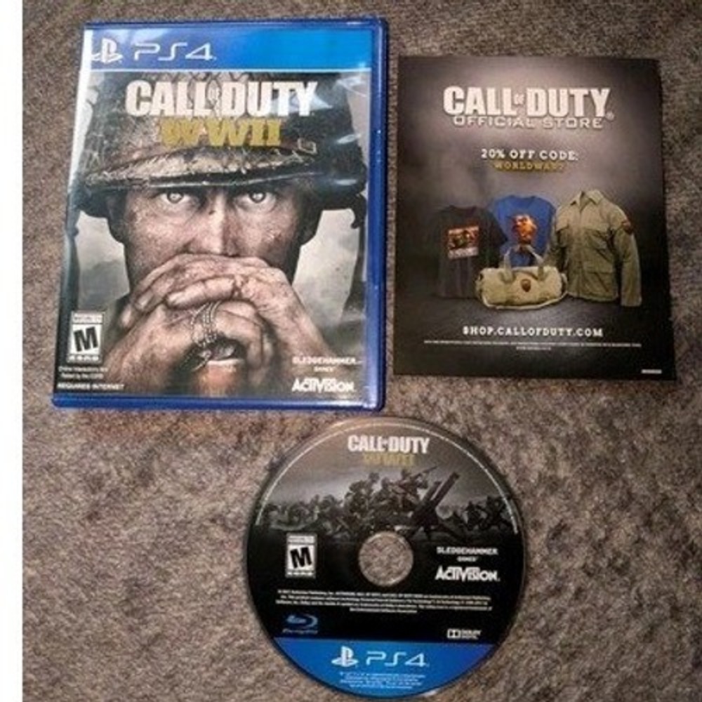Call of Duty WWII WWII PS4 PlayStation 4 Activision Sledgehammer Games 2017